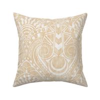 Deco Sunrise - 12" large - soft gold