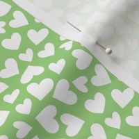 Small, Ditsy Valentine, Green