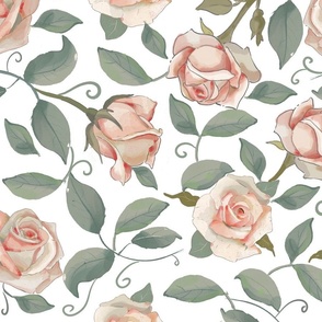 Vintage Roses big scale