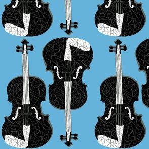 Violins - Soft Blue/Black