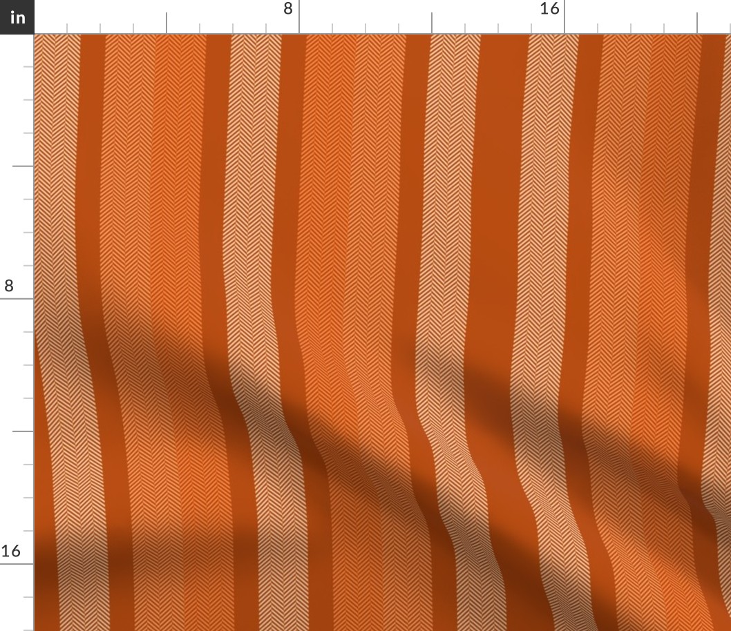 Large Carrot Shades Modern Interior Design Stripe