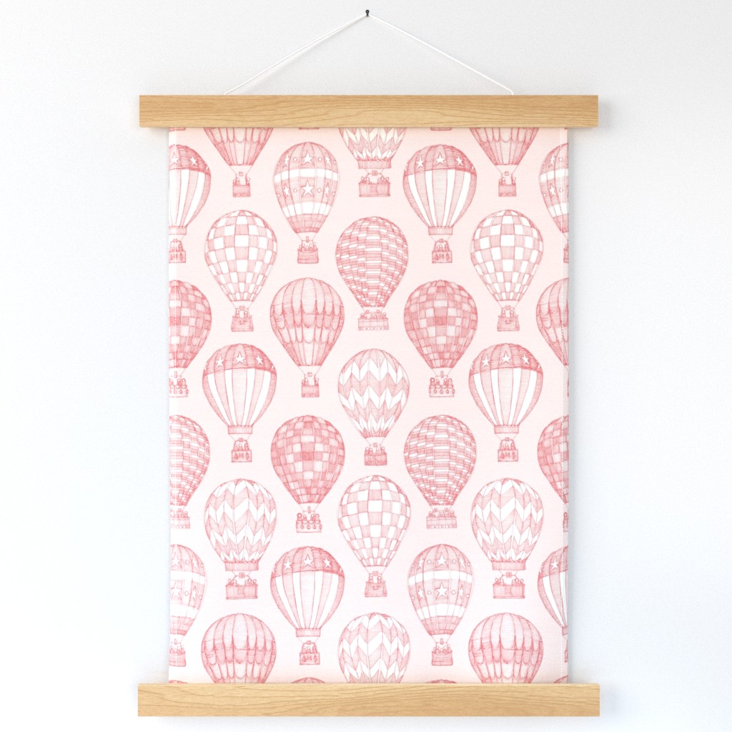 hot air balloons I pink small