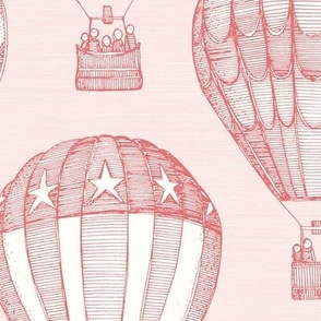 hot air balloons I pink