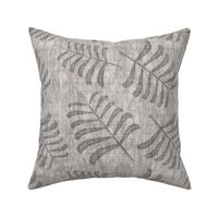 Woven Textured Palms Large Dark Mix Monochromatic Neutral Interior Warm Gray Blender Earth Tones Subtle Ivory White E3DDD8 Subtle Modern Abstract Geometric