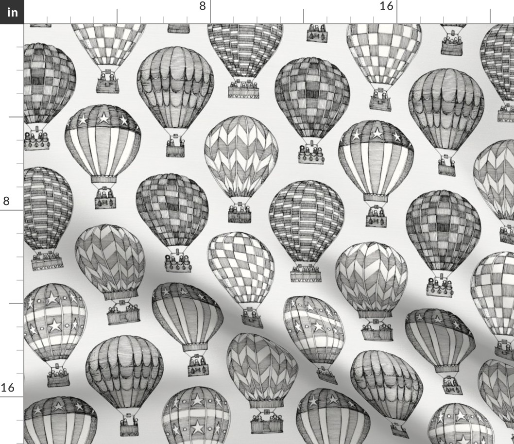 hot air balloons I mono small