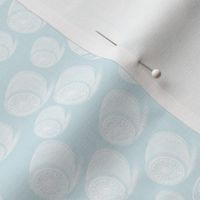 Baby blue sewing thread