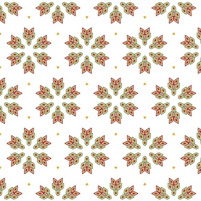 Christmasy Abstract Floral
