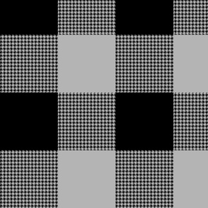  Fine houndstooth gingham- light gray