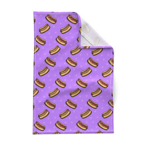 Hot Dog Tattoo Purple