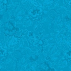 French Blue Brocade