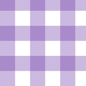 Oversized gingham purple