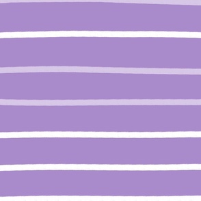 Oversized hand drawn stripes purple