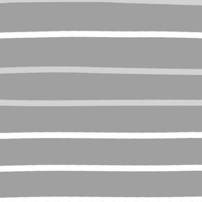 Oversized hand drawn stripes grey