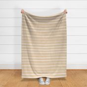 Oversized hand drawn stripes cream