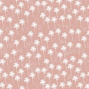 Rose quartz palm trees