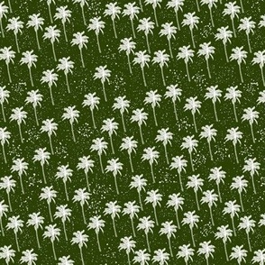 Forest green palm trees