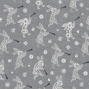 Kokopelli Rabbits // Gray