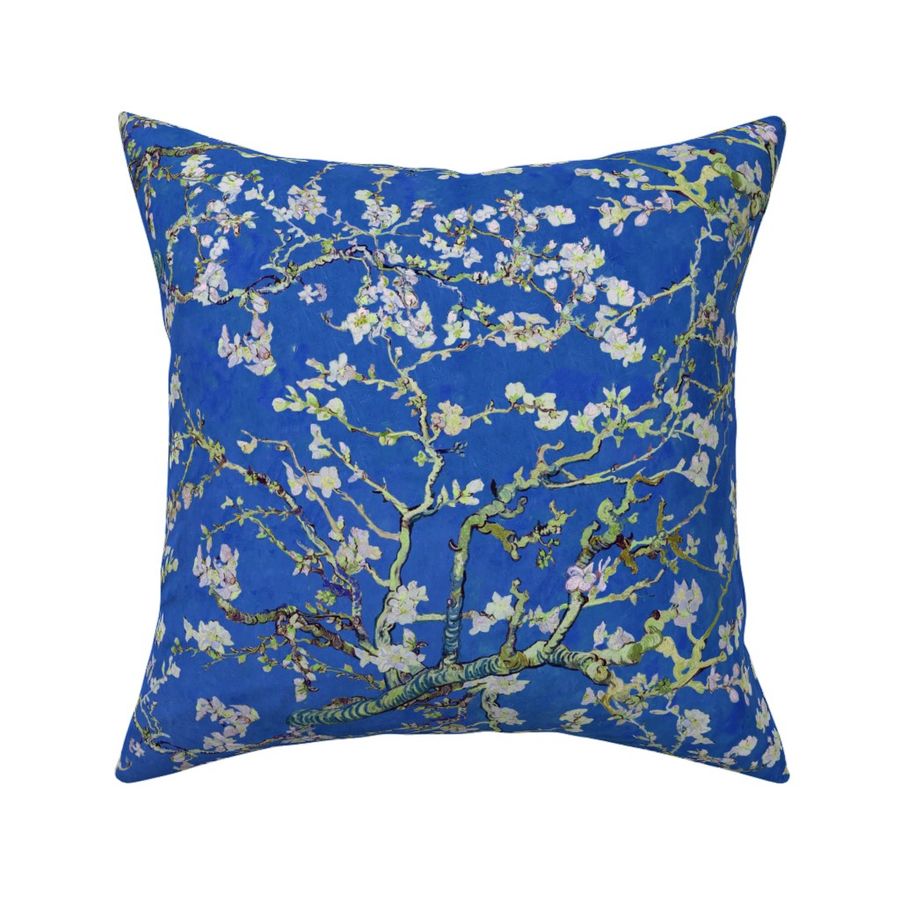 Vincent van Gogh "Almond blossom" pattern dark blue