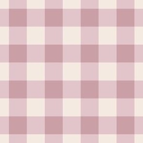 Sweet sugar plum purple gingham plaid LARGE