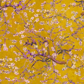Vincent van Gogh "Almond blossom" pattern gold