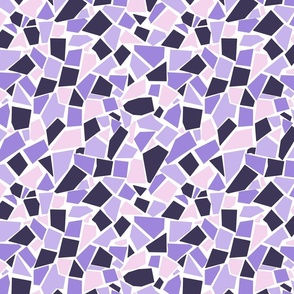 Mosaic art 1 purple