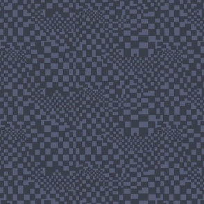 Psychedelic Checkers XL navy