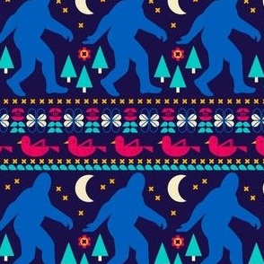Bigfoot Sasquatch Lover Pattern 