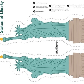 Cut and Sew Statue of Liberty