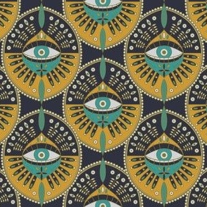 Tribal Evil Eye Pattern