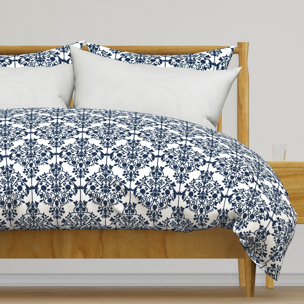 Persian Lattice-navy