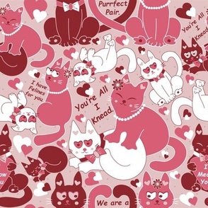 Purrfect Valentine Cats