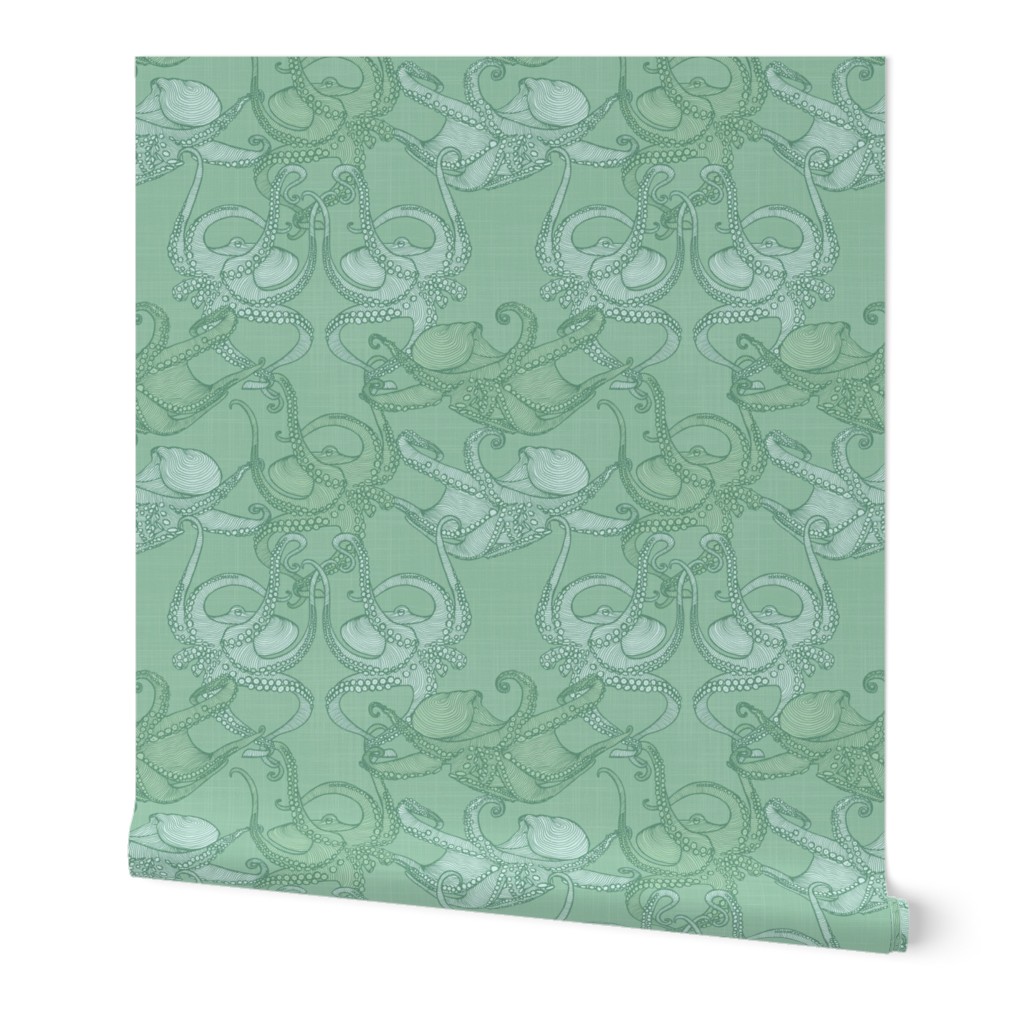 Cephalopod - Octopi - Light Greens