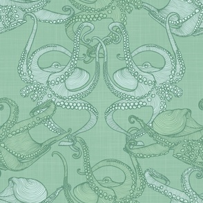 Cephalopod - Octopi - Light Greens