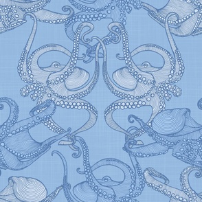 Cephalopod - Octopi - Light Blue