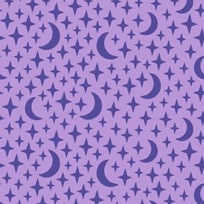 Stars and Moon lilac