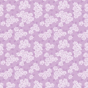(medium) Roses monochrome soft lilac