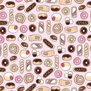 (small) cute donuts on pink