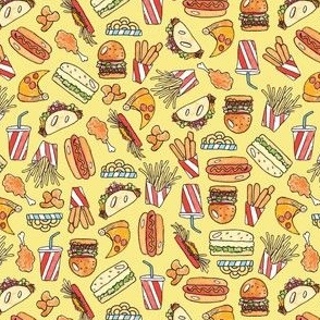 (small) fast food yellow