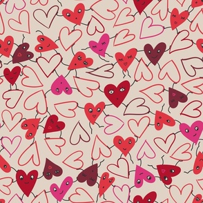 funny hearts valentine