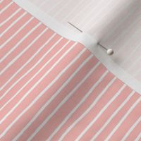 Pink Azalea + White Stripes (coordinate for Sweet Baby collection)
