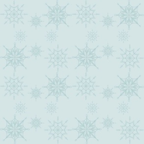 Blue Snowflakes