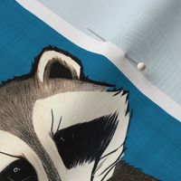 Cute raccoons in love, 23.33", XXL