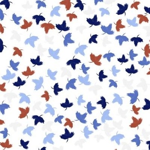 Americana maple leaves