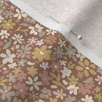 Delicate Ditsy, Warm Neutrals Calico