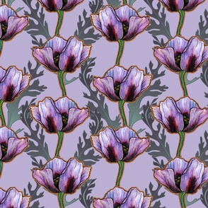 Poppy Chains lavender