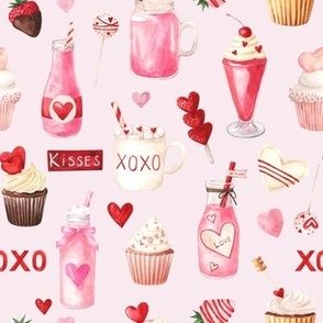 Valentine Sweets and Treats / Amour Pink - Valentine's Day