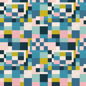   Bright abstract mosaic