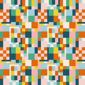 Bright abstract mosaic