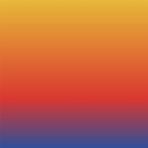 Sunset Gradient Yellow, Orange, Red, Blue