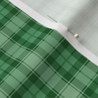 Traditional vintage plaid - three tone checker vintage tartan maximalist trend nursery design  st patrick's green